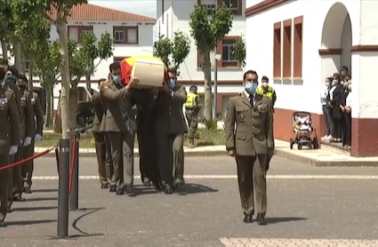 Funeral militar Débora Grau en Menacho