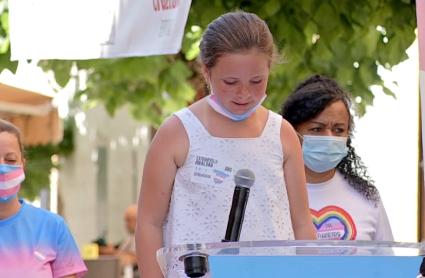 Elsa ha intervenido en la llegada de la bandera trans en Mérida