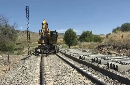 Obras en el tramo Plasencia-Monfragüe