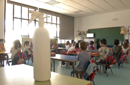 Niños con medidas en el aula