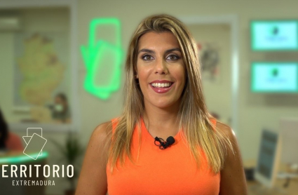 Carolina Liberato, presentadora de 'Territorio Extremadura'