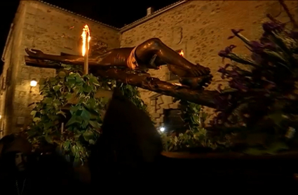 Procesión del Cristo Negro en Cáceres