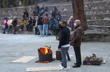 Protesta de ADICAE en Cáceres por el precio de la luz