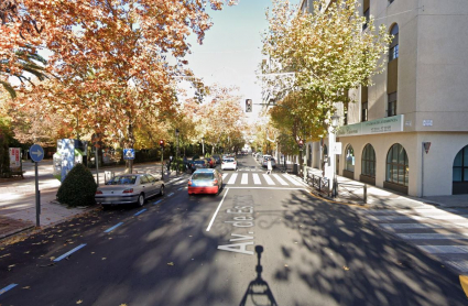 Avenida de España, donde se ha producido el accidente