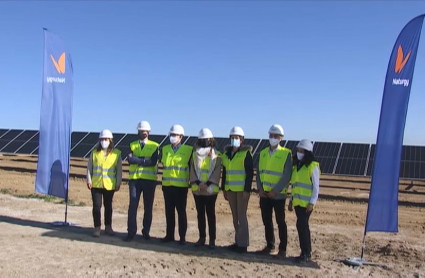 Obras de la planta fotovoltaica de Castuera