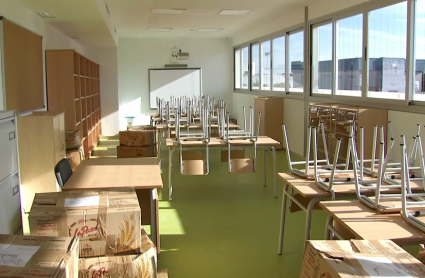 Biblioteca del nuevo colegio Ortega y Gasset de Almendralejo