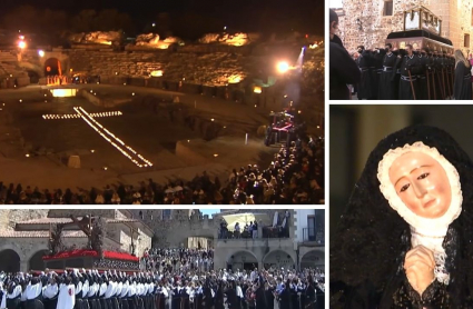 Imágenes del Viernes Santo en Extremadura