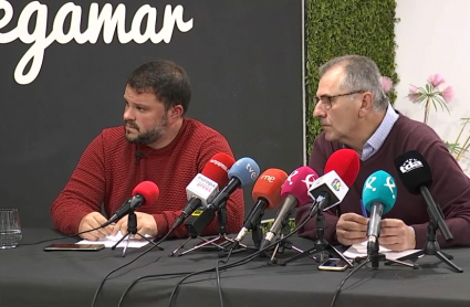 Manuel Gutiérrez (IPAL) y Juan Carlos Prieto (PSOE) en la rueda de prensa esta mañana 