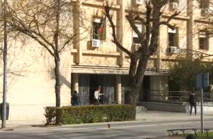 Fachada de la Audiencia Provincial de Badajoz, donde se está celebrando el juicio.