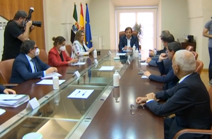 Reunión Vara nuevo alcalde de Alburquerque