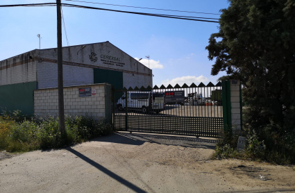 Centro reciclaje de Badajoz, carretera de Olivenza