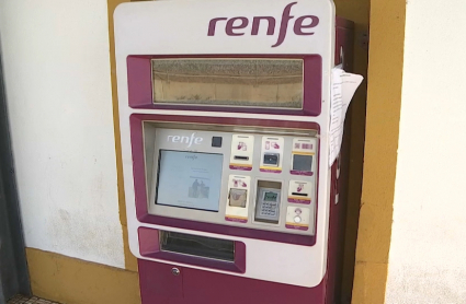 Máquina de venta de billetes de RENFE