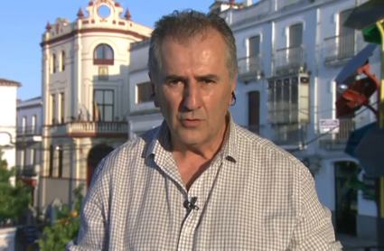 Manuel Gutiérrez, alcalde de Alburquerque tras una moción de censura, en una entrevista con Canal Extremadura Televisión