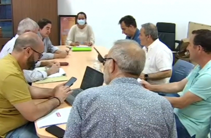 Reunión convenio campo en la sede de Ugt