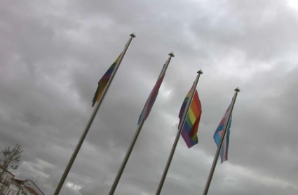 bandera LGTBI Cáceres