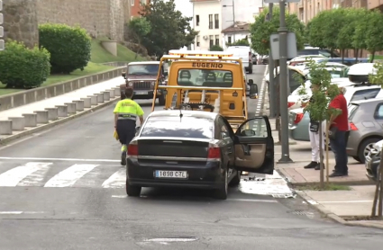 Choque de coches en Plasencia