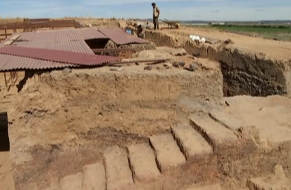 Nueva zona excavada en Casas del Turuñuelo