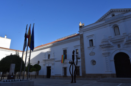 Bandera LGTBI en presidencia