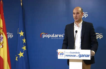  El portavoz del PP de Extremadura, José Ángel Sánchez Juliá