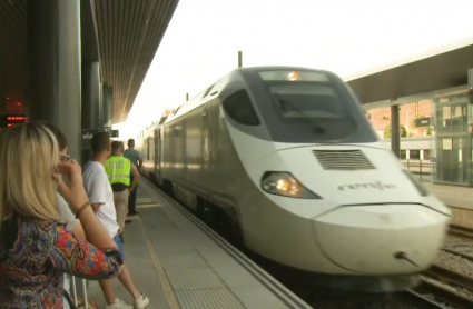 Retraso de ocho minutos en el tren