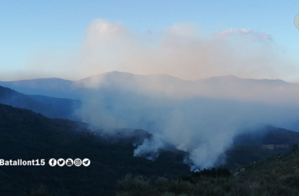 Incendio en La Garganta