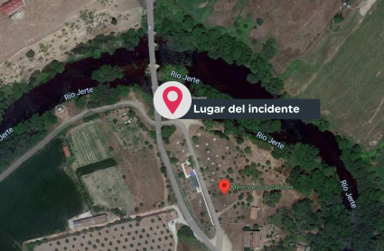 Lugar aproximado del accidente