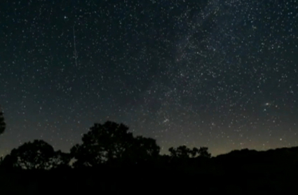 Imagen de la lluvia de perseidas el pasado verano 