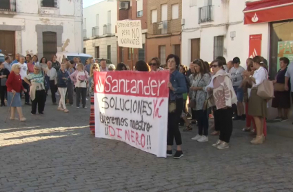 Protesta de los vecinos del Valle de la Serena