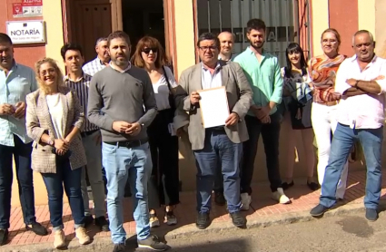 Alcaldes firmantes del documento de rechazo al macrovertedero