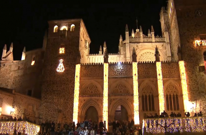 Alumbrado navideño en Guadalupe