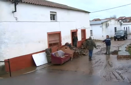 Inundaciones en La Roca de la Sierra