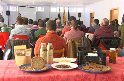 Productos elaborados con bellota presentados en las jornadas 