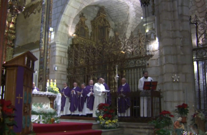 Misa en la catedral de Badajoz