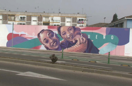 Mural urbano de Sojo, grafitti