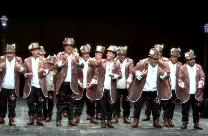 Murga de El Puerto de Santa María en el concurso de murgas de Badajoz