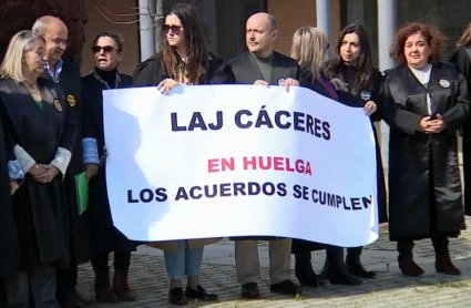 Huelga de letrados en Extremadura