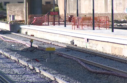 Obras en la estación de Badajoz