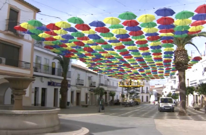 Paraguas en Malpartida de Cáceres