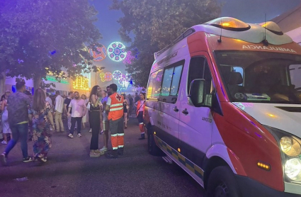 Cruz Roja en fiestas de San Juan de Badajoz