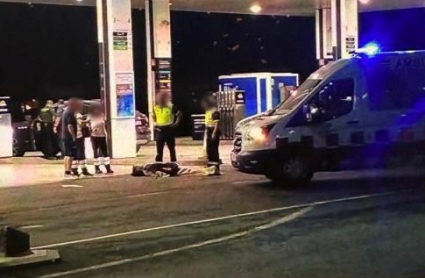 Detenidos tras atropellar al empleado de una gasolinera