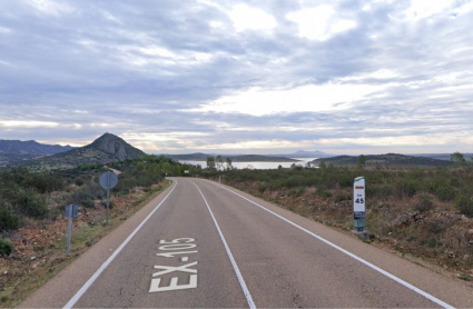 Accidente de dos ciclistas en Alange