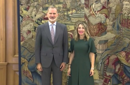 Felipe VI y María Guardiola