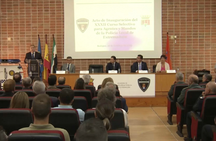 Badajoz La Academia de Seguridad Pública Reabre después de dos años sin actividad