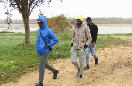 Sekou, Abdoula y Soriding buscan asilo desde hace 23 días