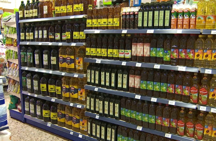 Venta de aceite en supermercados