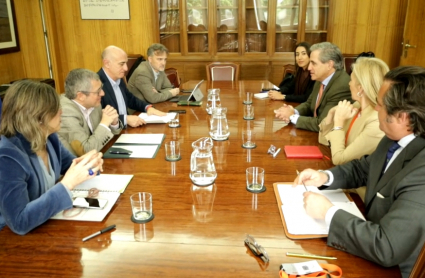 Reunión en Madrid sobre el regadío de Tierra de Barros